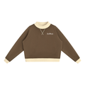 Women’s Mock Neck Crewneck Sweatshirt