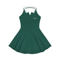 Women's Collared Halter A-Line Tennis Dress