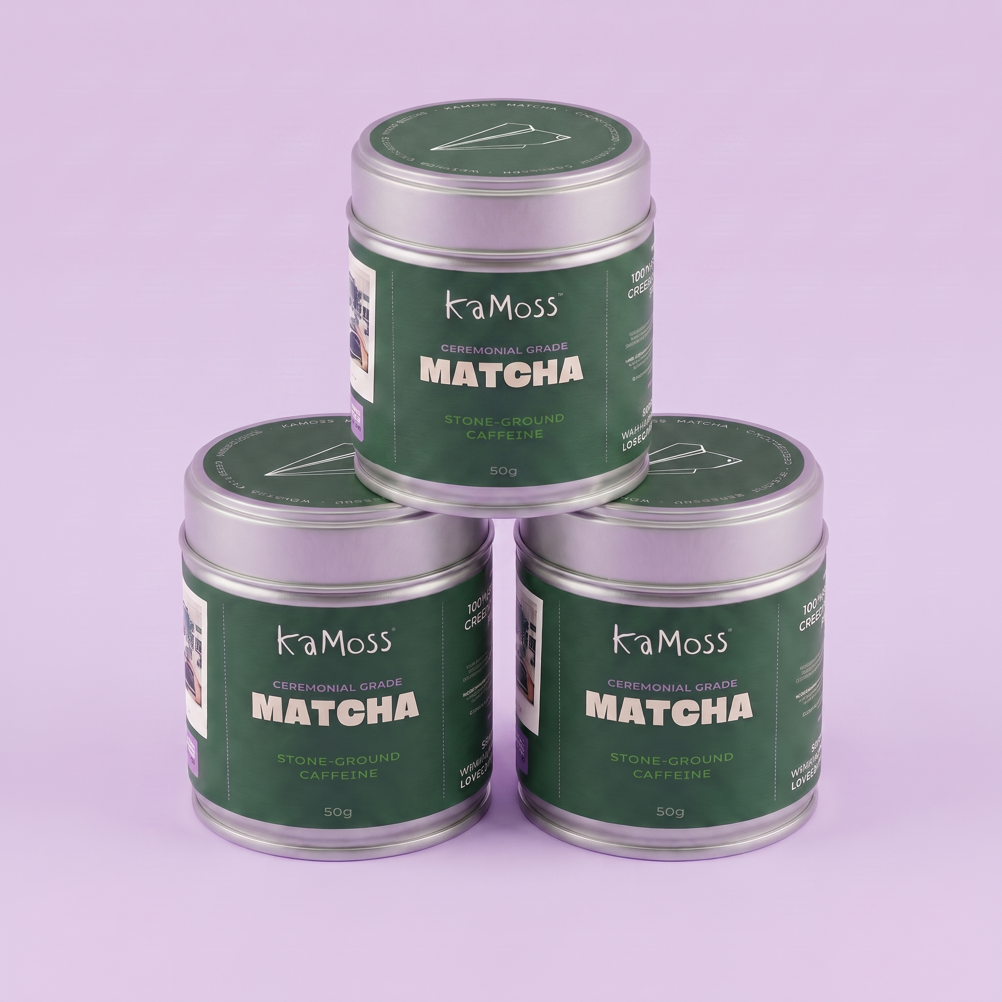 KaMoss Ceremonial Matcha - 3 tin bundle