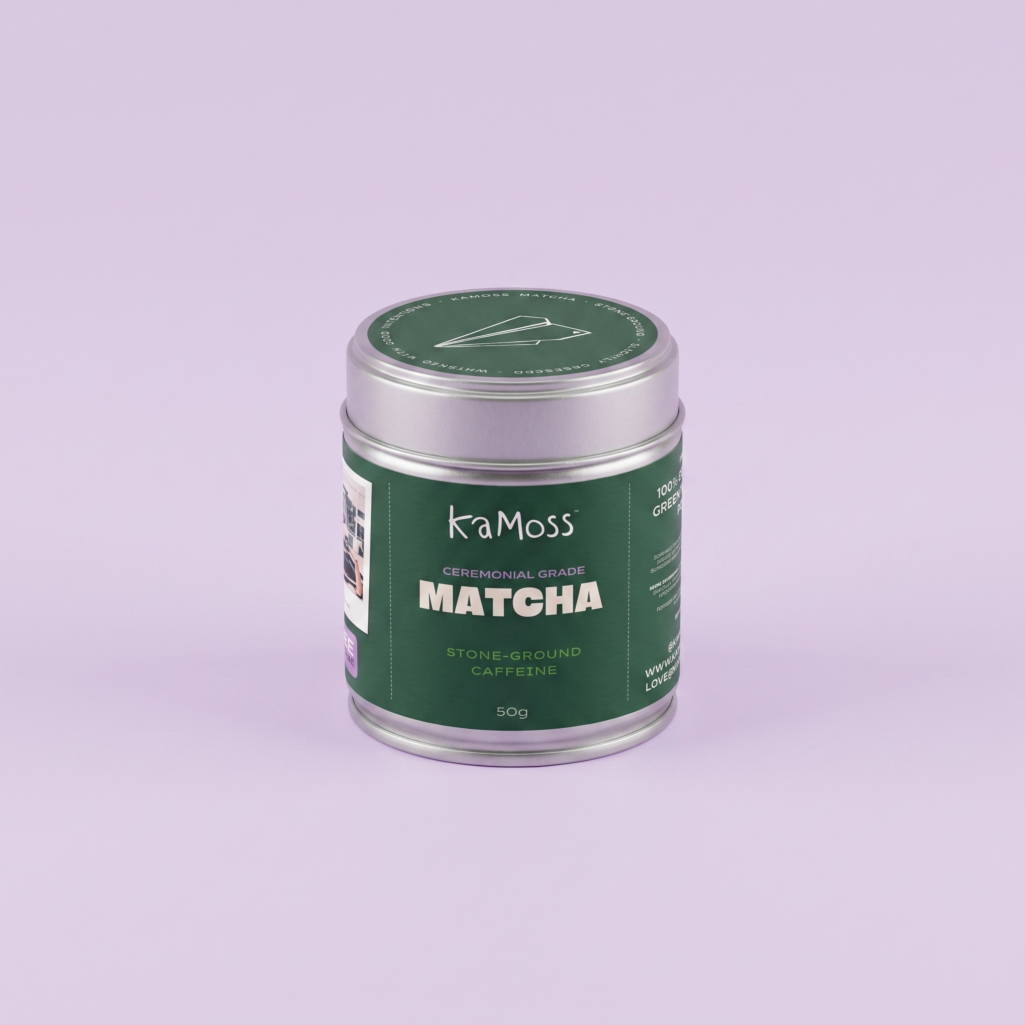KaMoss Ceremonial Matcha 50g tin