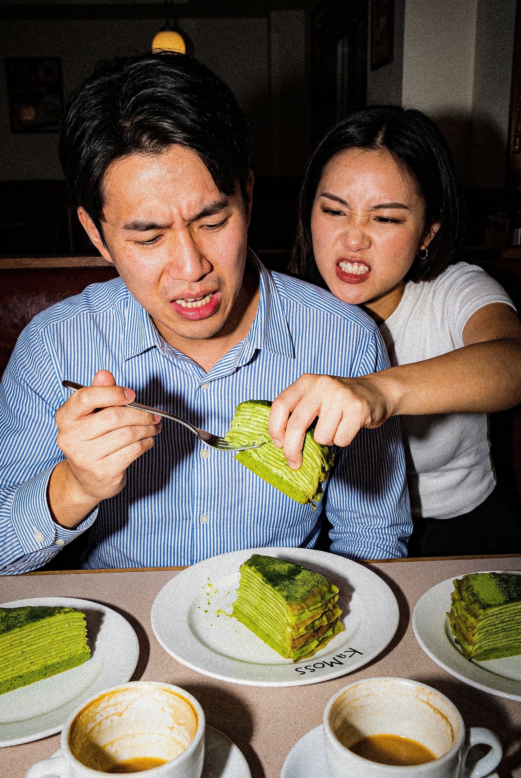 Sharing a KaMoss matcha cake